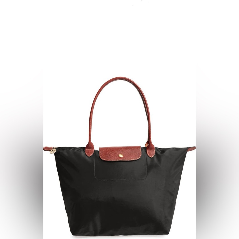 Longchamp Black and Brown Tote Bag - Picture 2 of 16